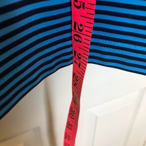 Walter Hagen Set of 2 Men's Golf Polo Shirts Red Blue Striped 11 Majors Medium - Picture 14 of 14